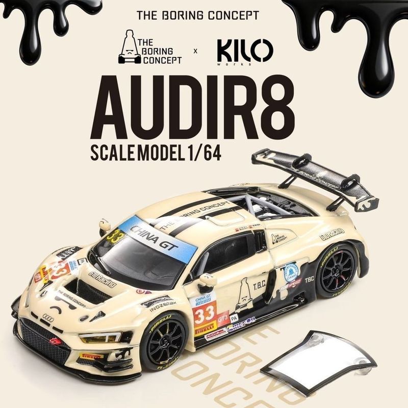 Die Cast Car 1 64 - 킬로 웍스 1/64 아우디 R8 GT3