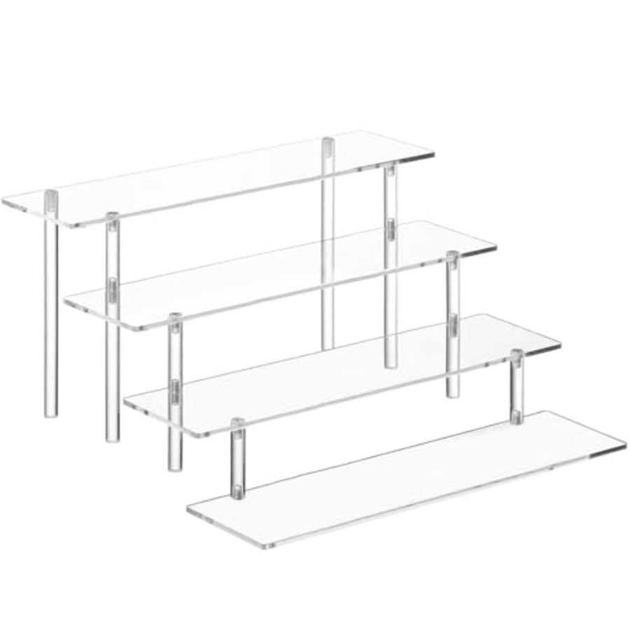 Display Risers Set - 4단 아크릴 향수 정리대, 향수, 코롱,