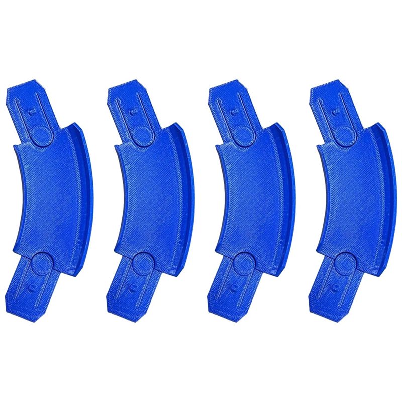 Hot Wheels Car Track Sets - AINY-1:64 차량용 4개입 45 ° 곡선형