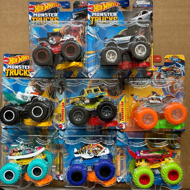Hot Wheels Car Monster Trucks - 2026년형 정품 핫휠 몬스터 트럭 본