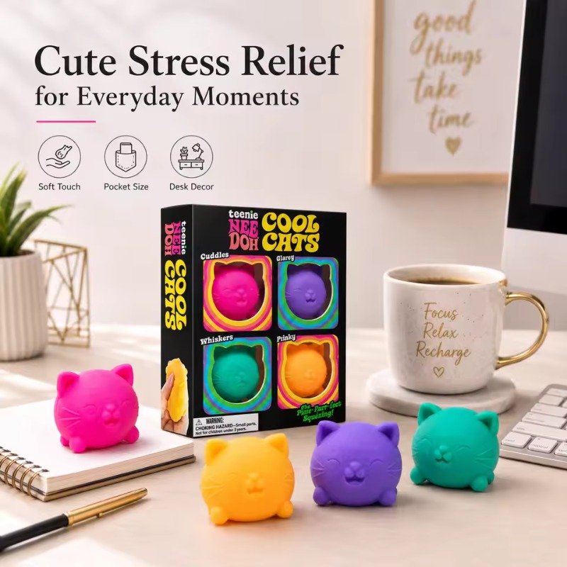 인기 있는 니도 미니 4팩 세트, 멋진 아이스 큐브 모 - Fidget Cube Original 리뷰 및 가격