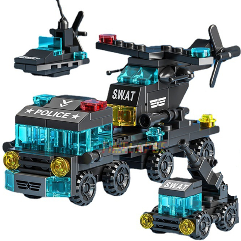 6가지 기능이 있는 새로운 특수 경찰 견인차, 비행기, - Lego Set Creator 리뷰 및 가격