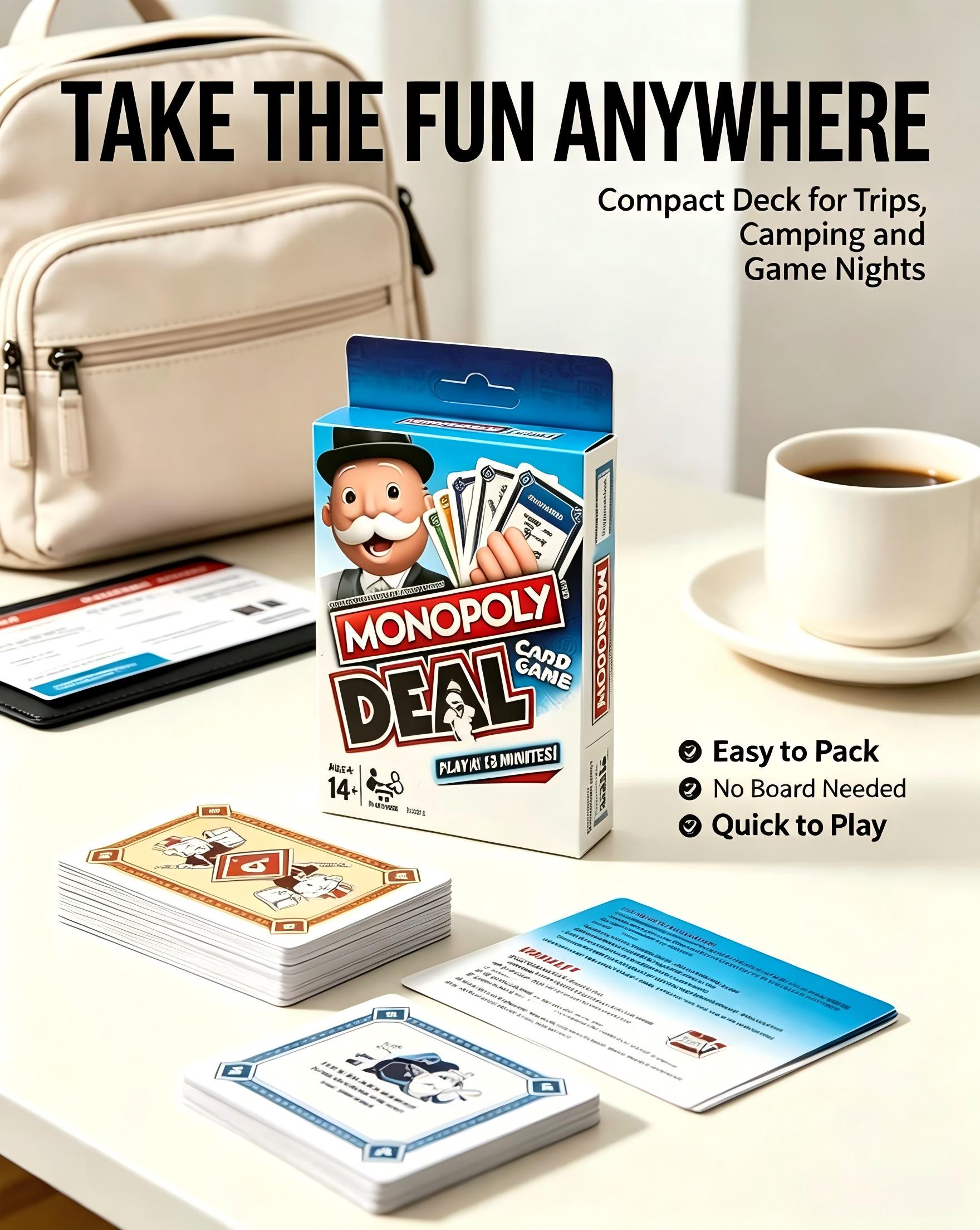 하스브로 모노폴리 딜 카드 게임 |   빠른 속도의 카 - Hasbro Game Monopoly 리뷰 및 가격